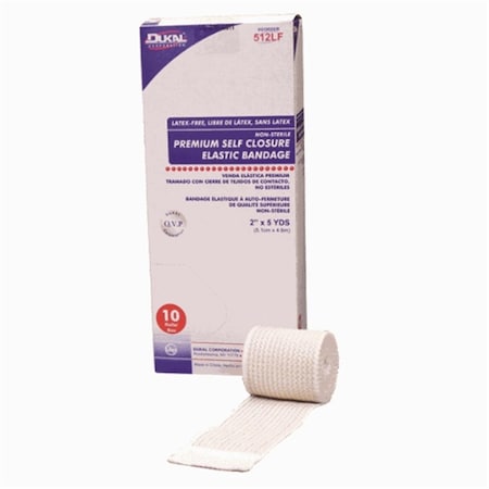 Premium Self Closure Elastic Bandage- Latex Free- 4 In.